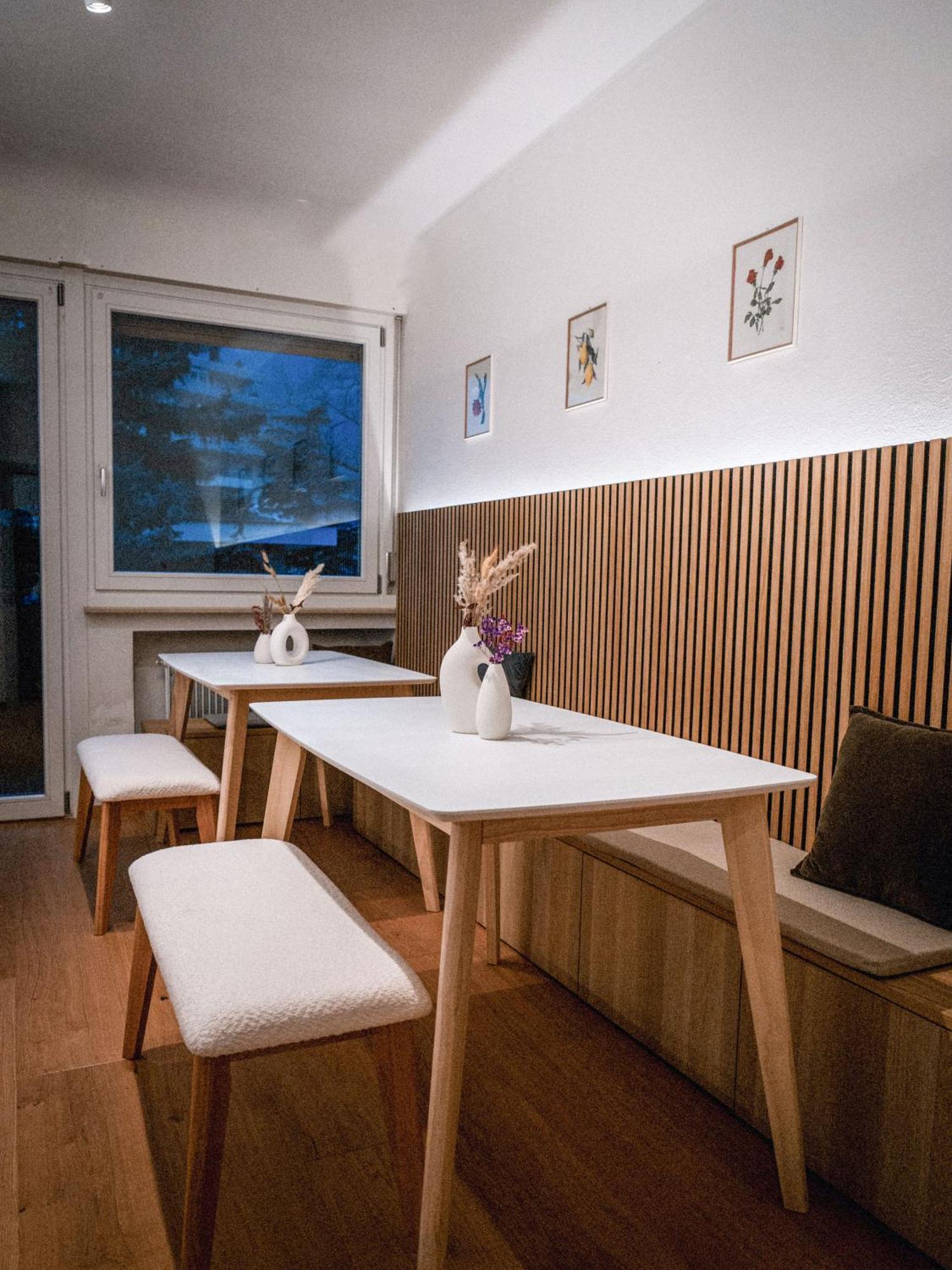 Bergblick Apartment In Zentrumsnaehe Mit Garage 梅拉诺 外观 照片